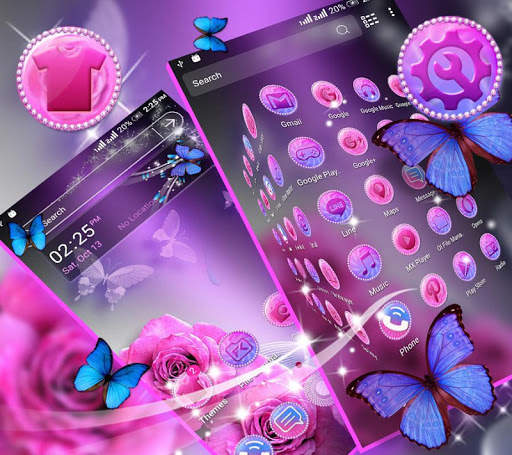 Pink Rose Launcher Theme screenshot 3