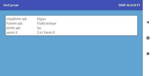 Sinif jurnalı screenshot 3