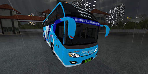 Mod BUSSID : Bus Avante SHD Livery Armada 1 تصوير الشاشة