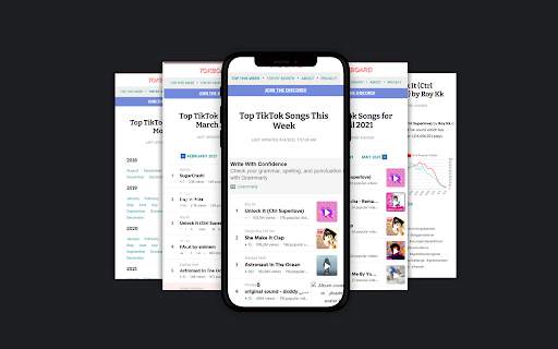 TokBoard - Top TikTok Songs For FYP screenshot 2