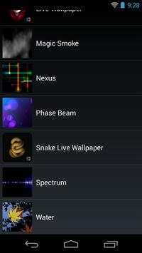 Snake Live Wallpaper screenshot 2
