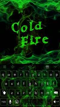 Emoji Keyboard-Cold Fire 1 تصوير الشاشة