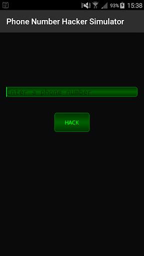 Phone Number Hacker Simulator screenshot 1