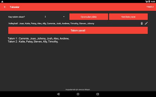 Randomizer  Rastgele Seçim Yapıcı - Karar Verici screenshot 18