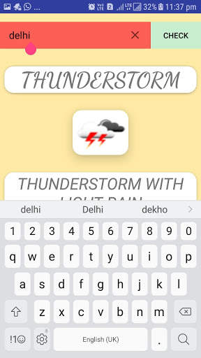 WEATHER APP screenshot 5