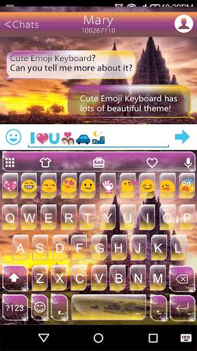 Emoji Keyboard - Free Temple screenshot 1