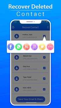 Recover Deleted Contact - Contacts Backup screenshot 7