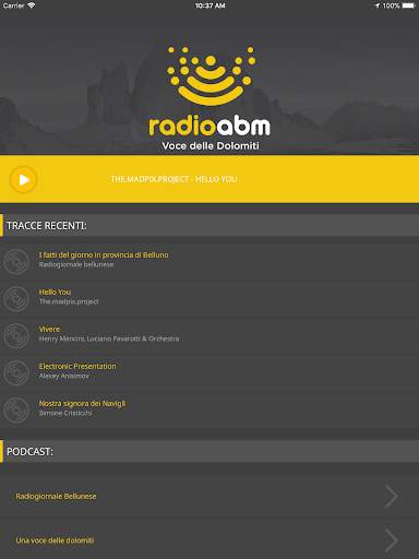 Radio ABM screenshot 2