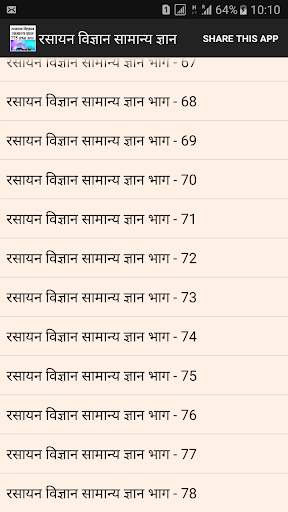Chemistry GK Samanya Gyan screenshot 1