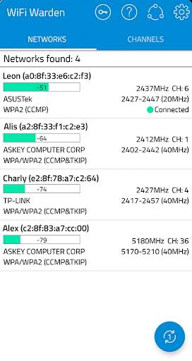 wifi warden connect - wps wpa screenshot 1