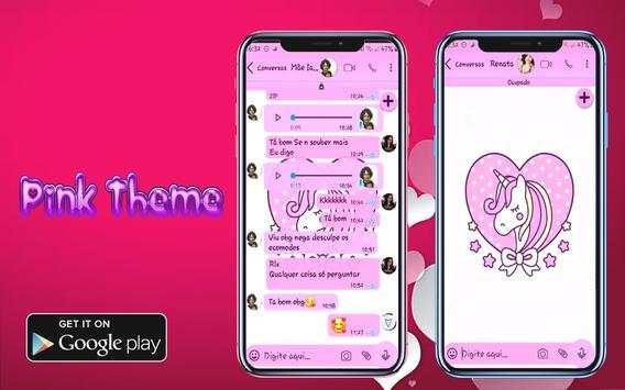 GB WA Pink Transparan - WA Terbaru screenshot 1