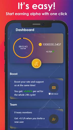Alpha Network: Mobile Digital Asset screenshot 1