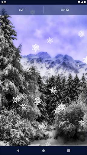 White Snow Live Wallpaper screenshot 4