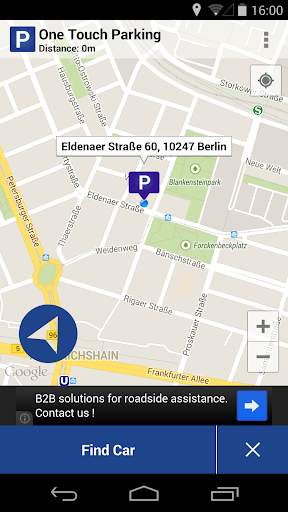 One Touch Parking (Car Finder) स्क्रीनशॉट 1