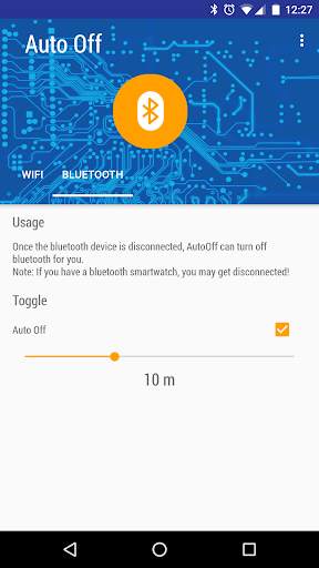 Auto Off (Wifi Bluetooth) screenshot 2