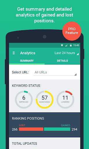 SEO SERP mojo - Rank Tracker 5 تصوير الشاشة