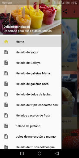 Recetas de HELADOS caseros screenshot 1