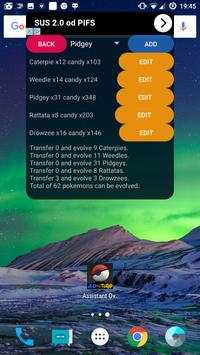 Assistant Overlay 4 Pokemon GO screenshot 1
