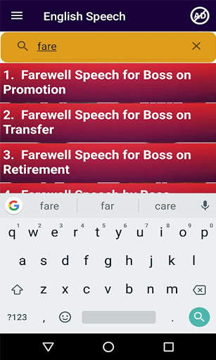 English Speech App 6 تصوير الشاشة