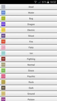 Cheatsheet for pokémon screenshot 5