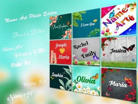 Name Art Photo Editor - Focus n Filters screenshot 1
