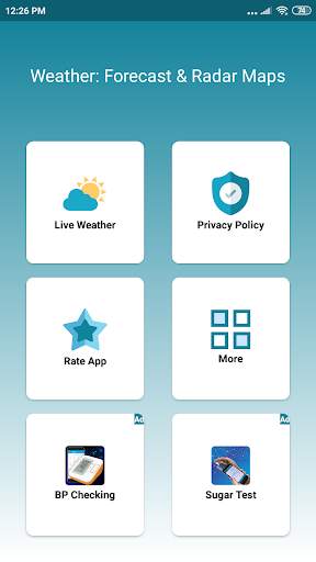 Weather: Forecast & Radar Maps 1 تصوير الشاشة