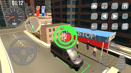 Van Minibus Car Simulator Game screenshot 6