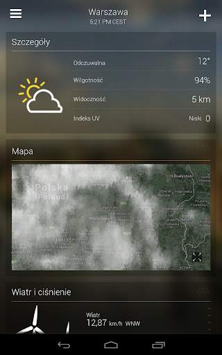 Pogoda Yahoo screenshot 11