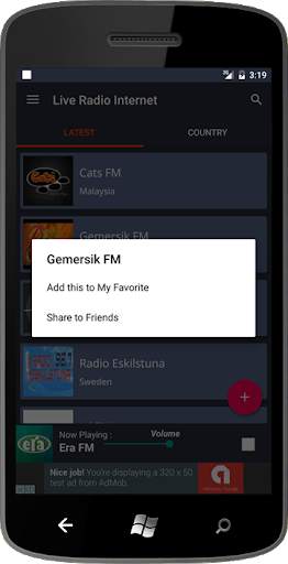 Live Radio Internet screenshot 4
