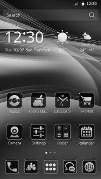 Black And Silver Theme screenshot 2