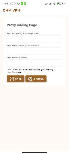 OHM VPN screenshot 4