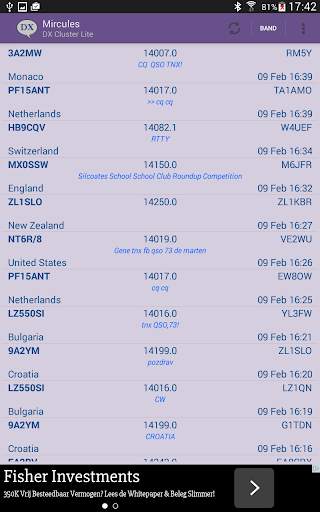 Mircules DX Cluster Lite screenshot 8