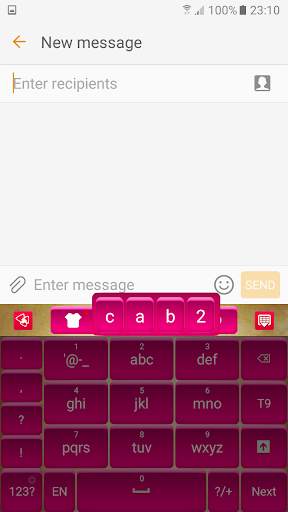 Pink Satin Keyboard screenshot 6