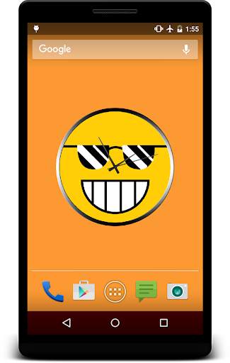 Smiley Clock Live Wallpaper screenshot 6