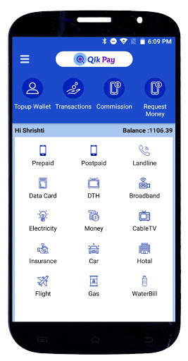 QikPay Multi recharge Retailer App for Mobile DTH screenshot 1