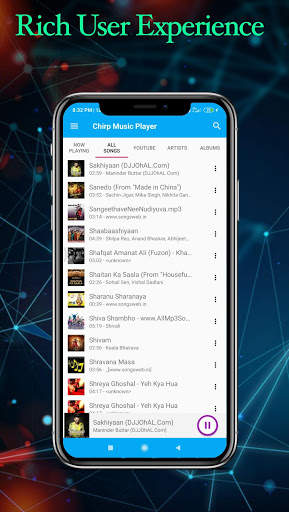 Chirp Audio Player, Music Player screenshot 1