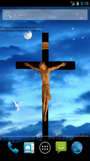 jesus on cross live wallpaper 3 تصوير الشاشة