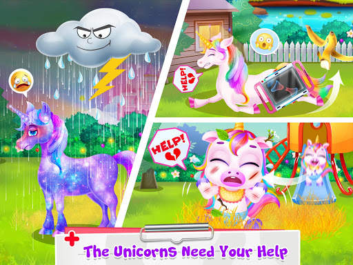 Unicorn Doctor - Save Jungle Pet Animals screenshot 1