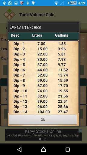 Volume Calculator of Tank screenshot 5