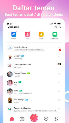 Yome Live - Tonton video Hot, Cari teman terdekat screenshot 6