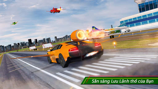 Flying Car Shooting- siêu Xe hơi Bay Trò chơi screenshot 6