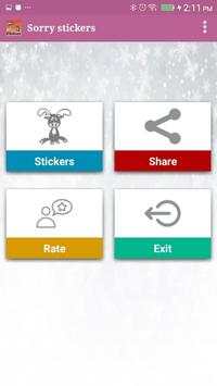 Sorry Stickers For Whatsapp App 2019 screenshot 2