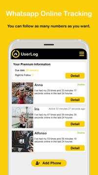 WhatsApp for online usage tracking screenshot 1
