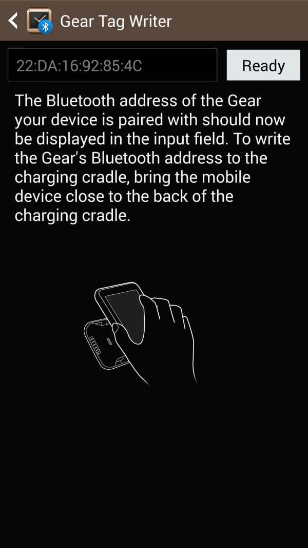 Samsung GALAXY NFC Tagwriter 1 تصوير الشاشة
