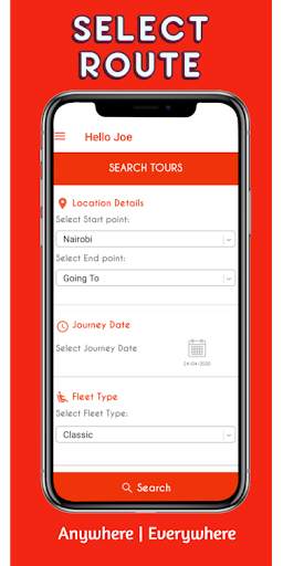 Komiuta - Online Bus & Shuttle Ticket Booking screenshot 2