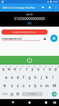 SIM Card Change Notifier screenshot 1
