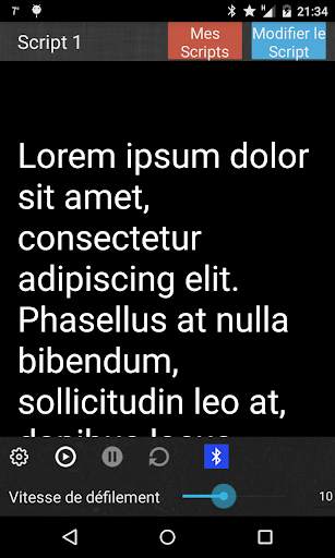 Teleprompteur Pro Lite screenshot 1