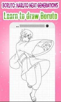 How to Draw Boruto Characters From Naruto Anime screenshot 1