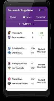 Kings Basketball: Livescore & News скриншот 1