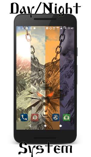 White Wolf Live Wallpaper screenshot 1